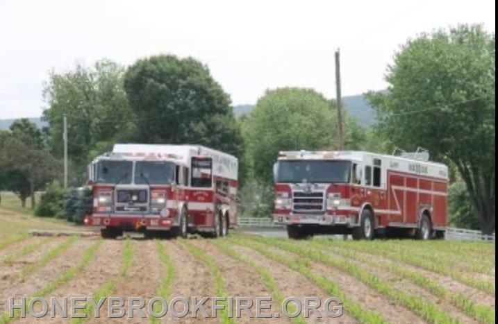 Rescue 33 and Lancaster Rescue 39 parking "Out of the way" 